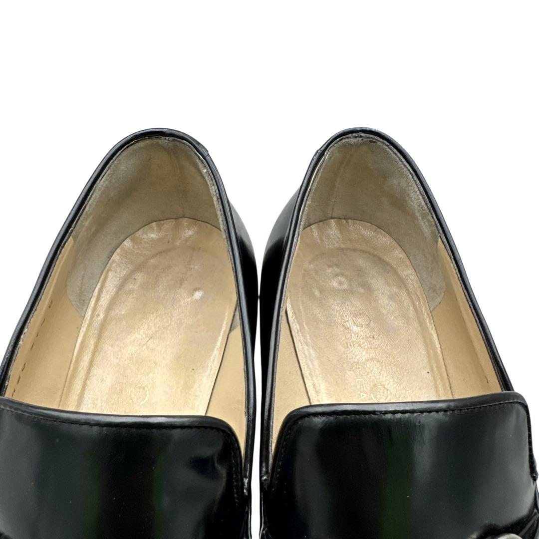 靴 Gucci Horsebit Loafers 37.5C Black 24.5