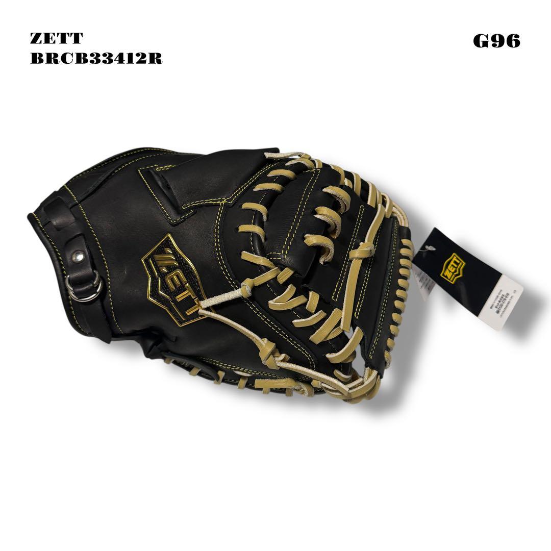 未使用品！ ZETT ゼット キャッチャー ミット 右投げ用 LH 軟式 捕手