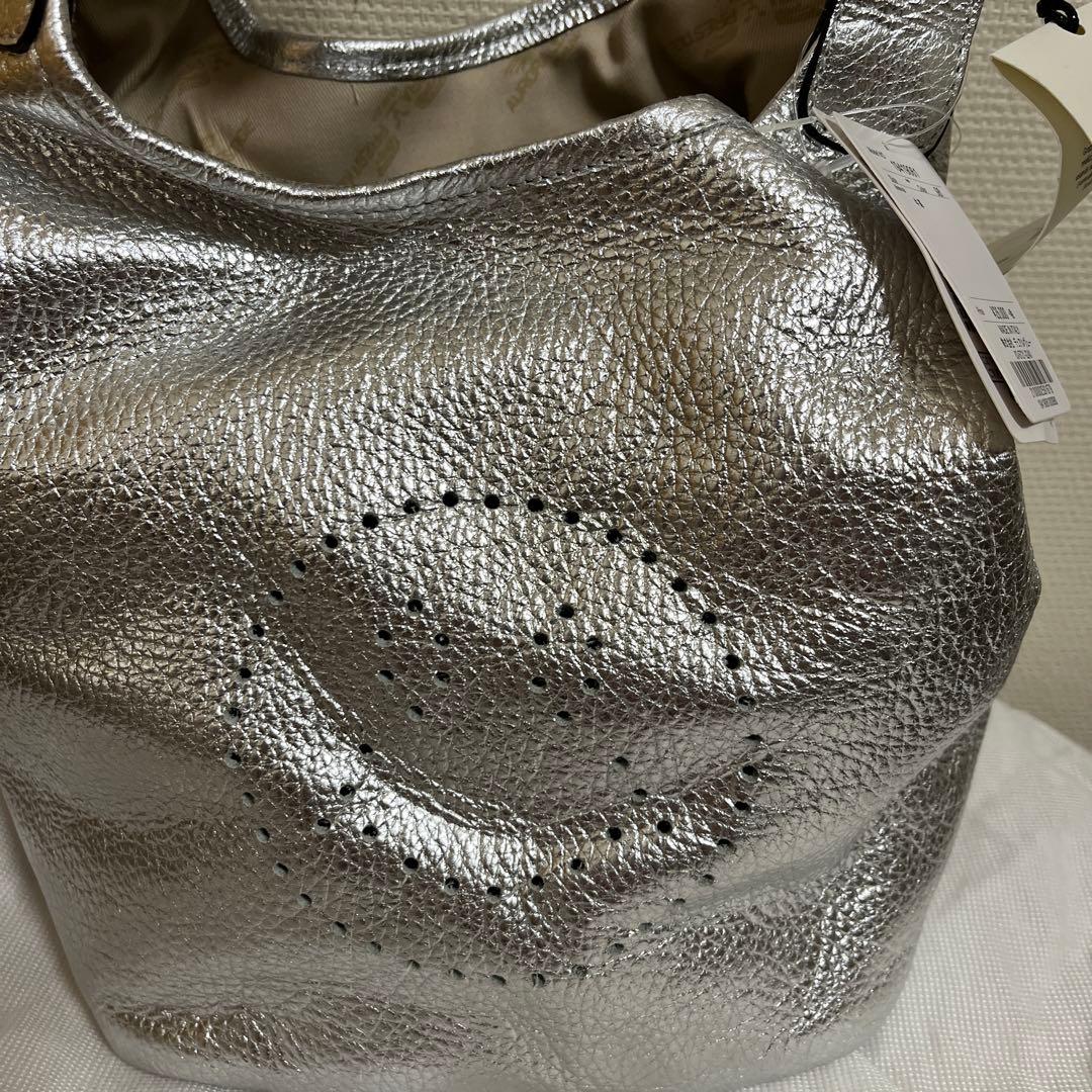 AURORA PRESTIGE シルバーハンドバッグ