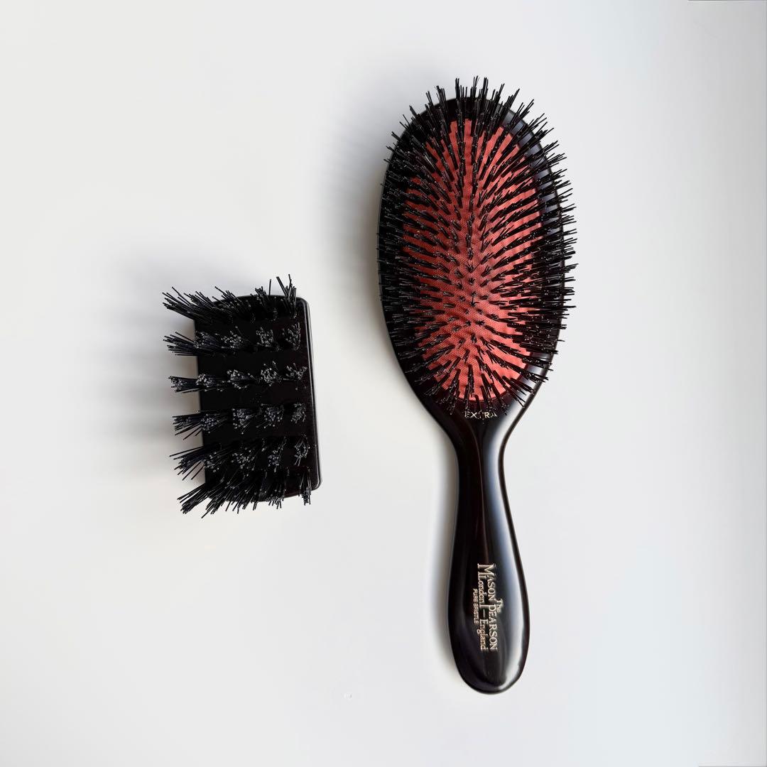 Mason Pearson エクストラスモールブリッスル クリーニングブラシ付き