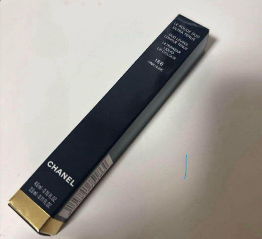 CHANEL シャネルル ルージュ デュオ ウルトラ トゥニュ186ピンクヌード