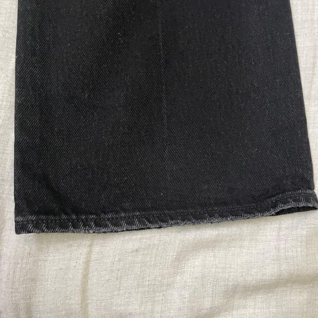 【美品】リーバイス エディフィス 別注 517 ブラックW32 フレアパンツ