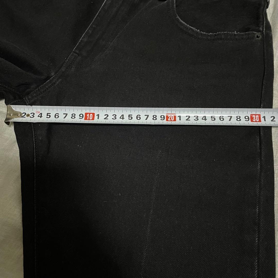 【美品】リーバイス エディフィス 別注 517 ブラックW32 フレアパンツ