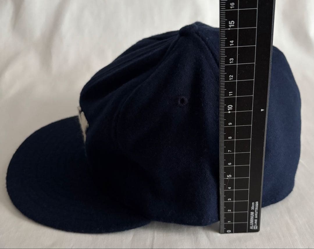 【希少】未使用USA製EBBETS FIELDキャップ ネイビー ウール NY