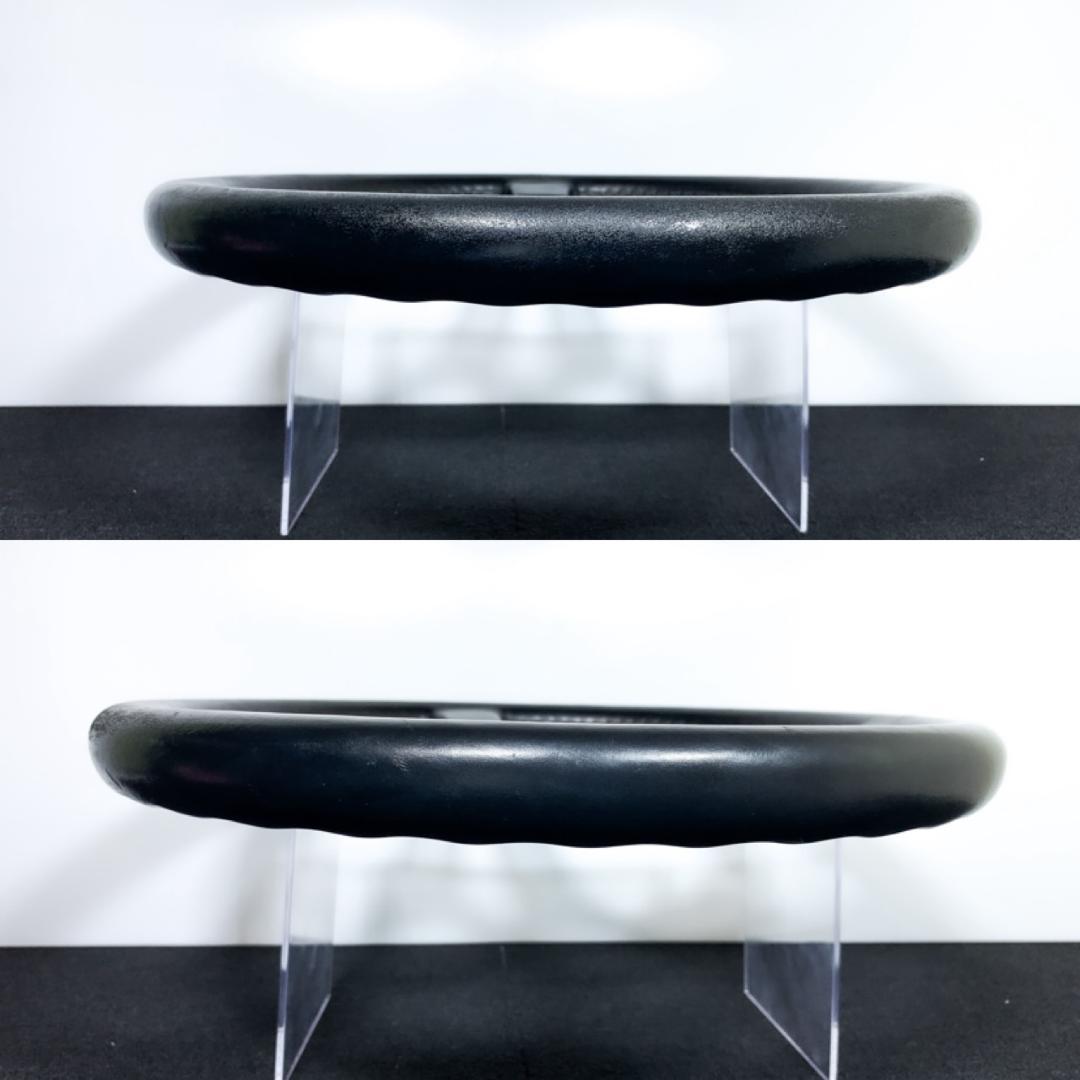 ナルディ クラシック ブラックレザー シルバースポーク 正規 FET 36φ