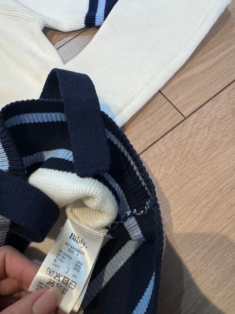 トップス Bibiy. B. CLUB TIE CARDIGAN