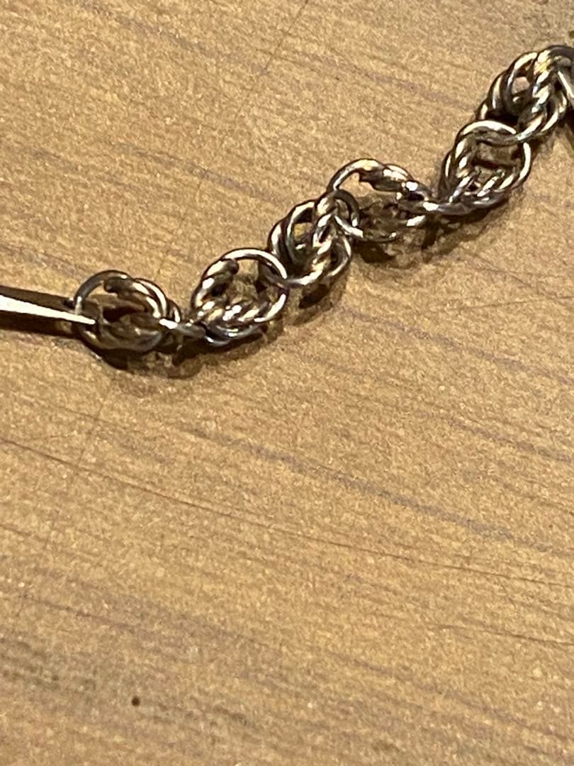 pt850 切子　ネックレス