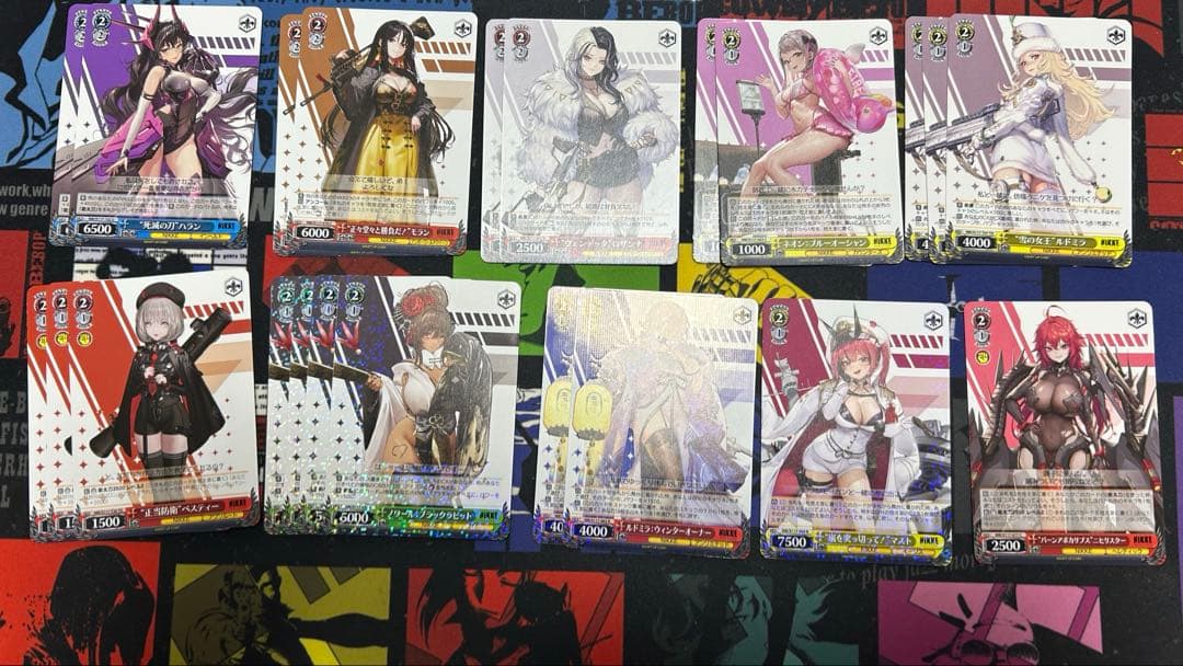 ヴァイスシュヴァルツ　デッキ　ニケ扉電源＋パーツ大量