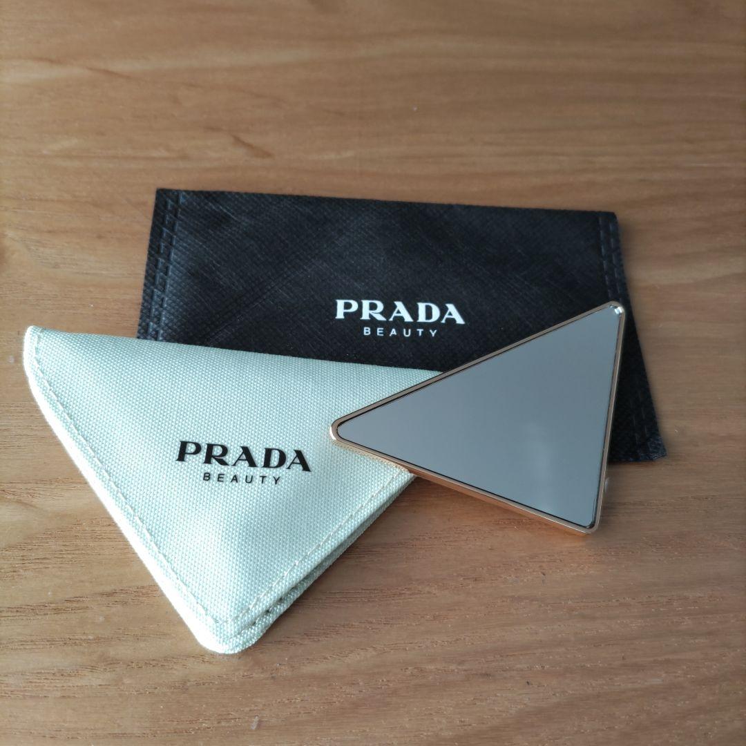 PRADA　プラダ　香水　ノベルティ　ミラー　ギフトボックス　ショッパー