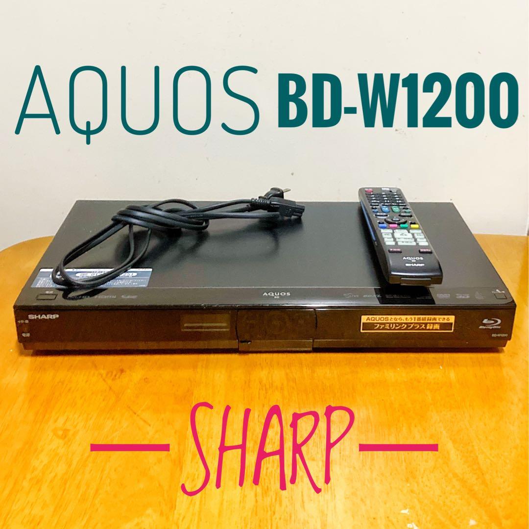SHARP シャープ　ブルーレイレコーダー HDD 1TB 3チューナー