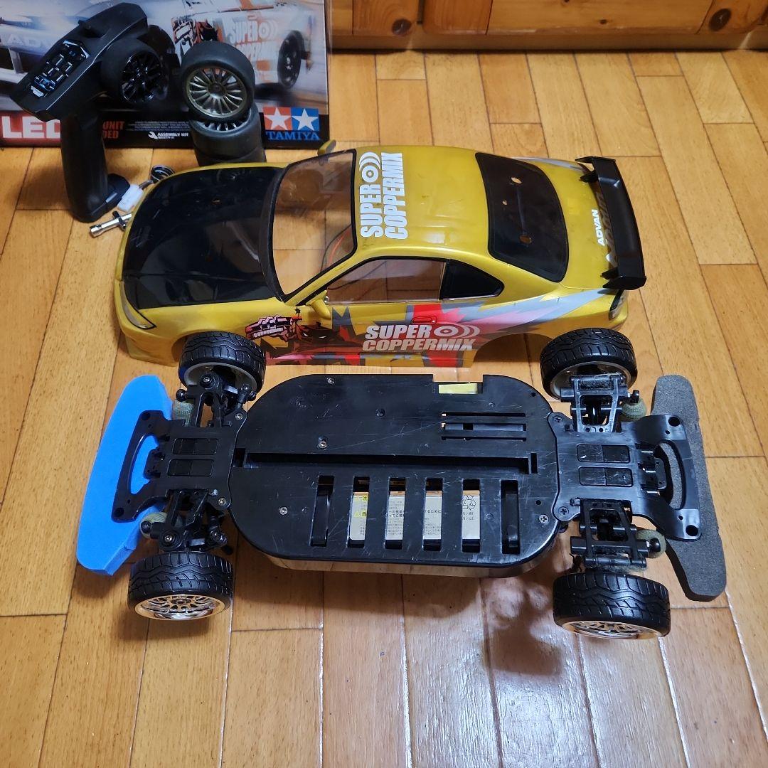 ■専用■　　　タミヤ ドリフト ラジコン フルセット　TT01　金　シルビア