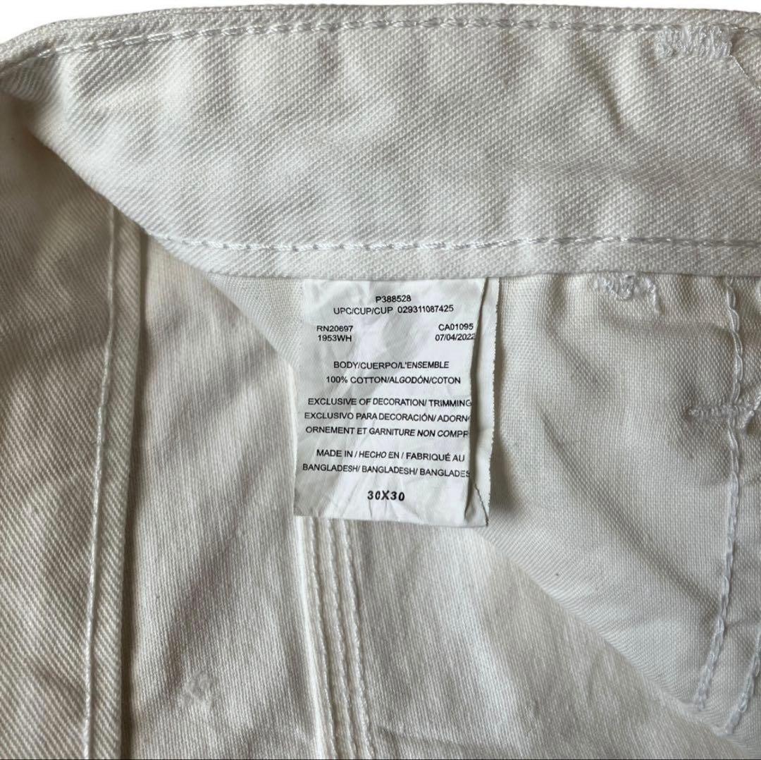 美品 DICKIES ホワイトペインターパンツ W30L30 Y2K 白 ワイド