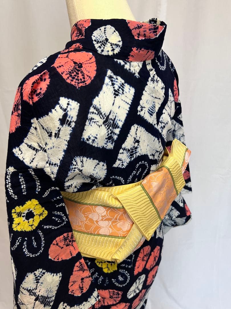 有松　鳴海絞り　ゆかた