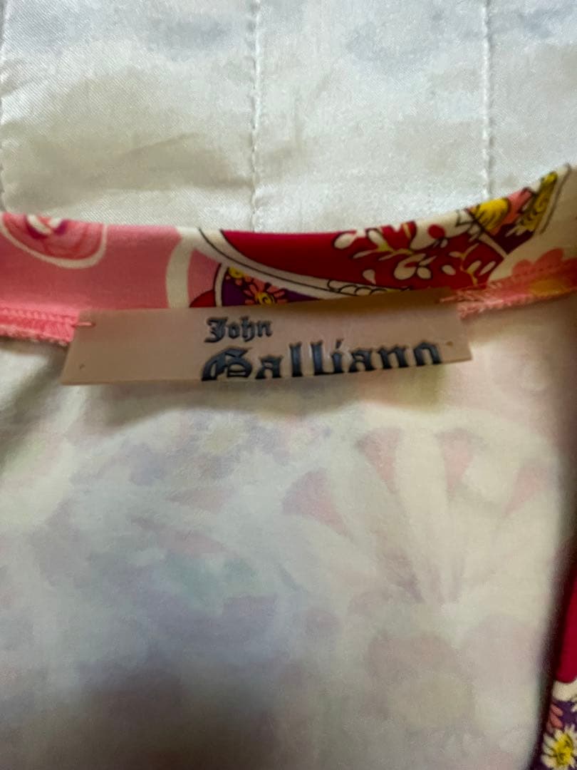 ジョン・ガリアーノ レディース 花柄Tシャツ S