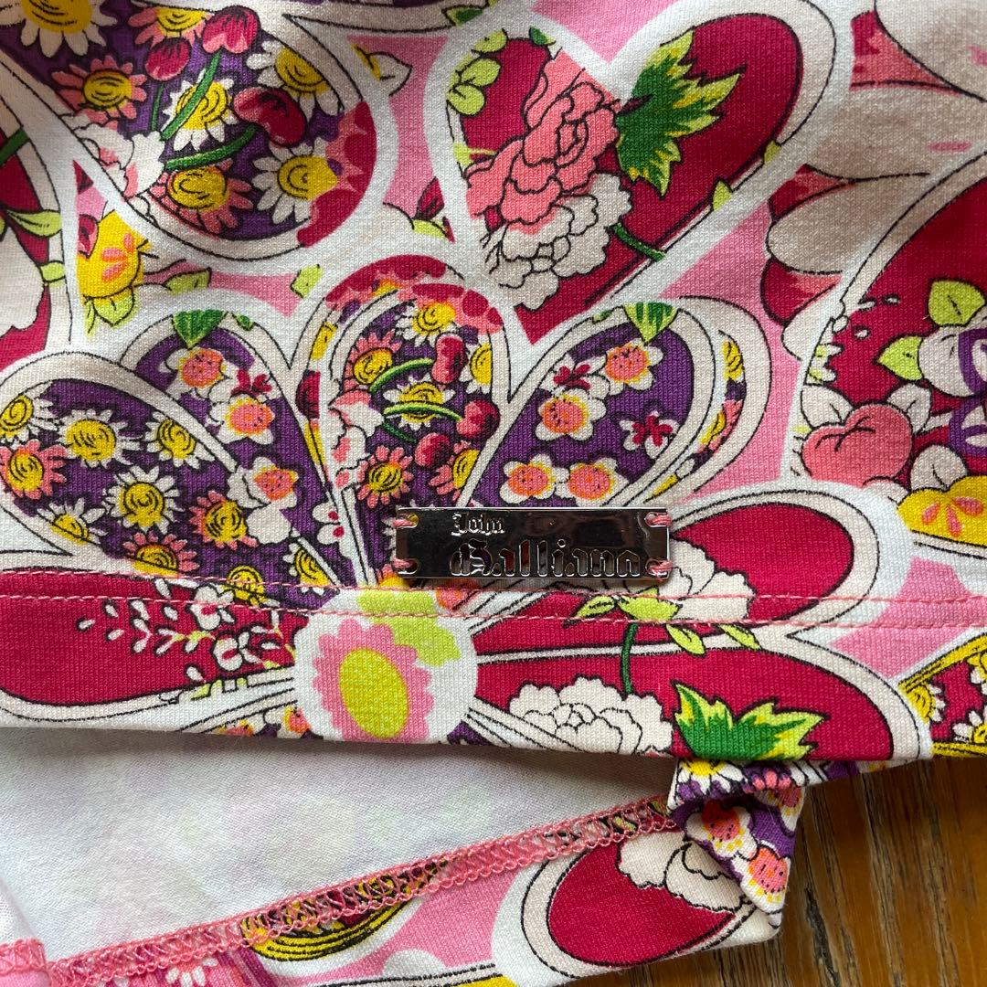 ジョン・ガリアーノ レディース 花柄Tシャツ S