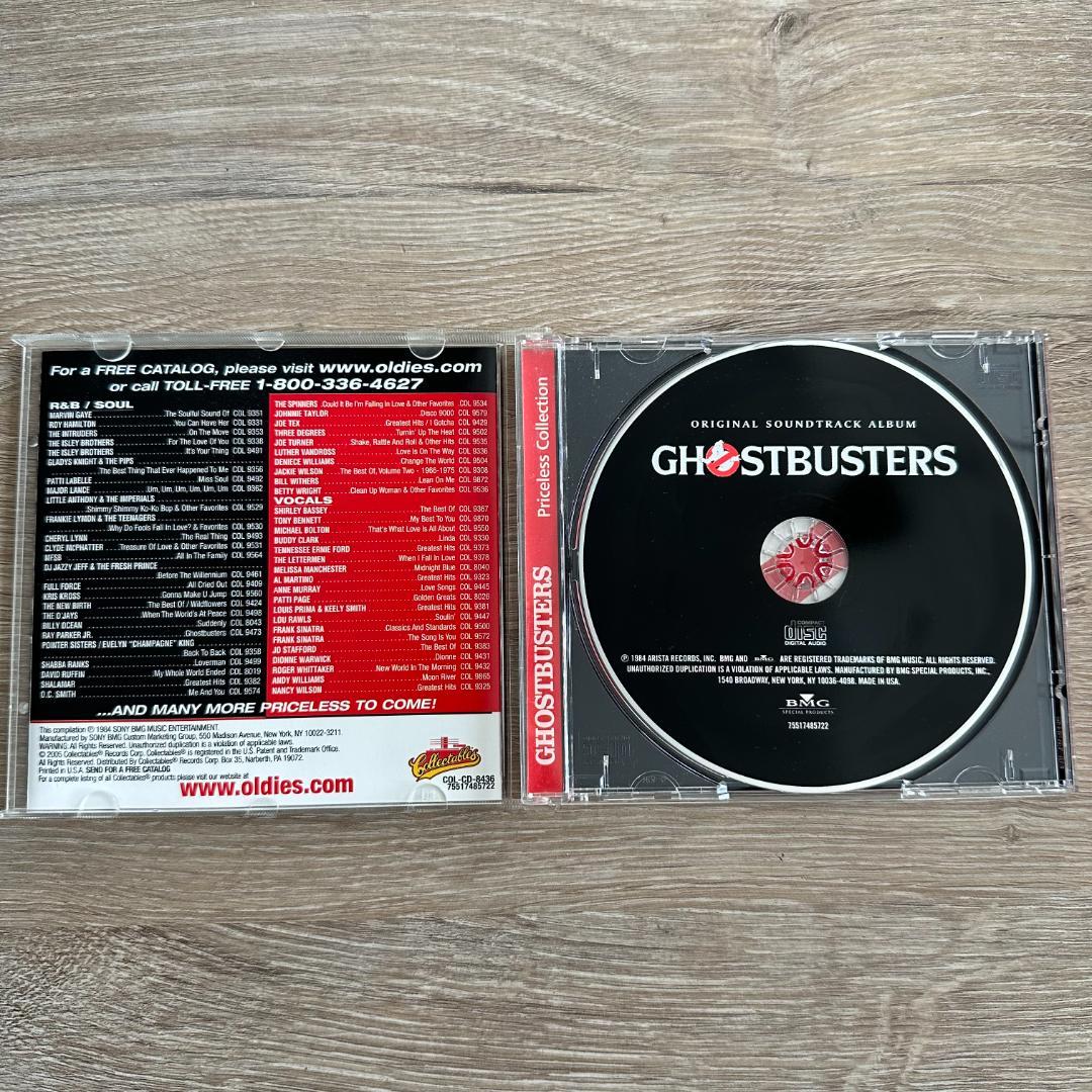 ゴーストバスターズプライスレスコレクション サウンドトラック 輸入盤 CD