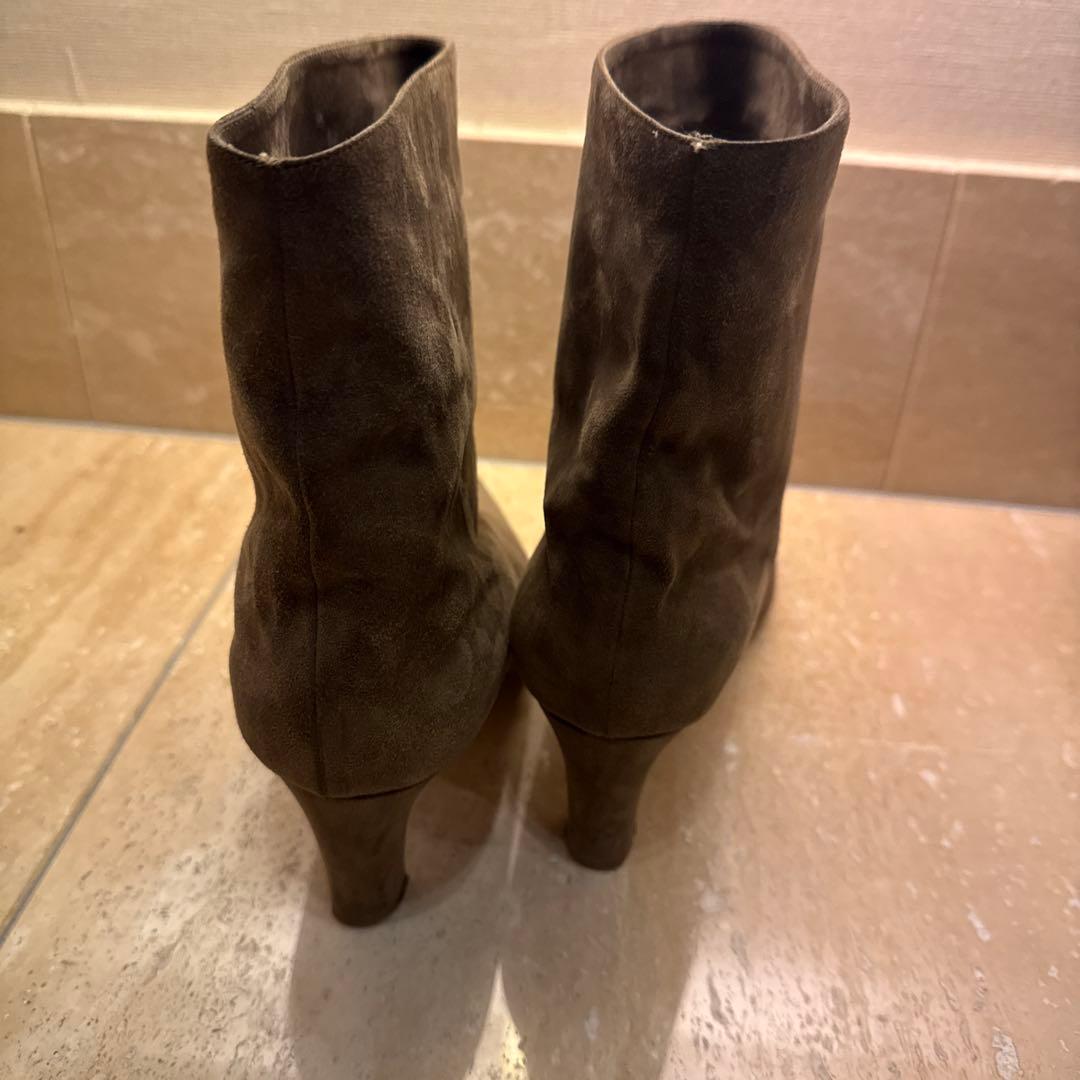ネブローニ スエード　ショートブーツ 37
