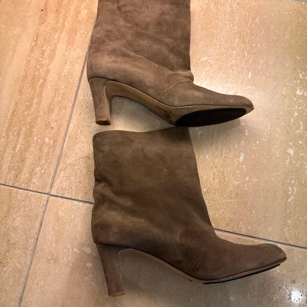 ネブローニ スエード　ショートブーツ 37