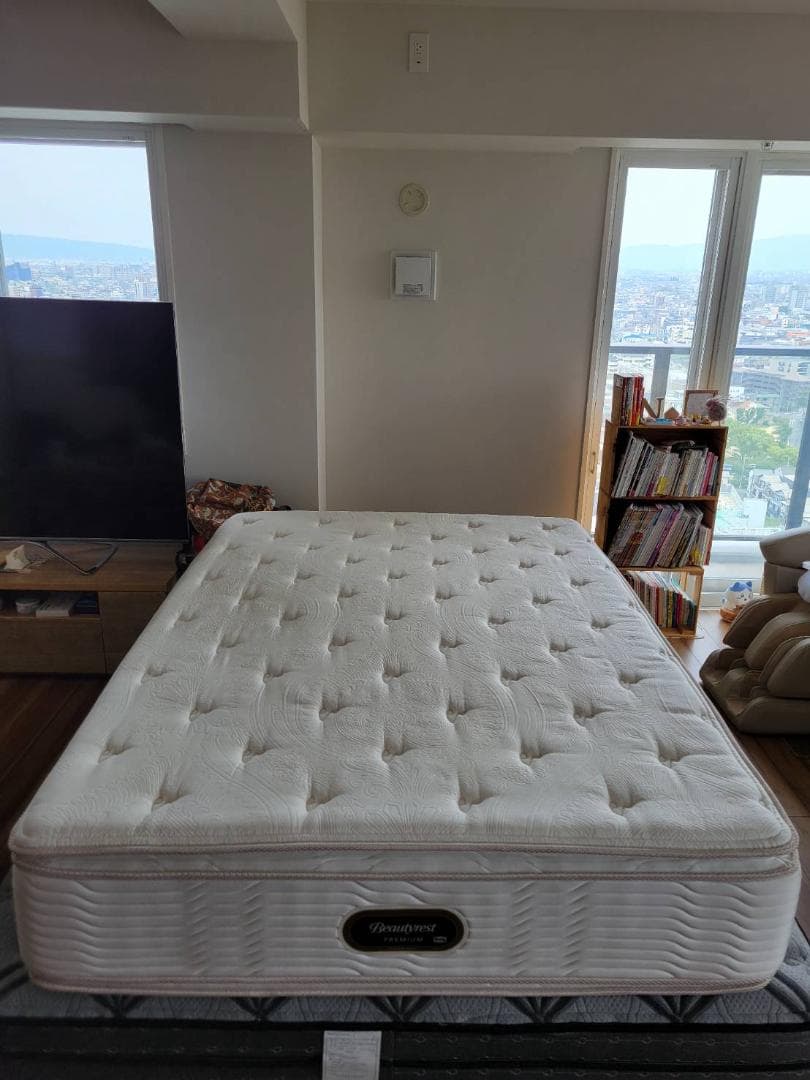 【展示品・美品】シモンズ カスタムロイヤル ダブルマットレス