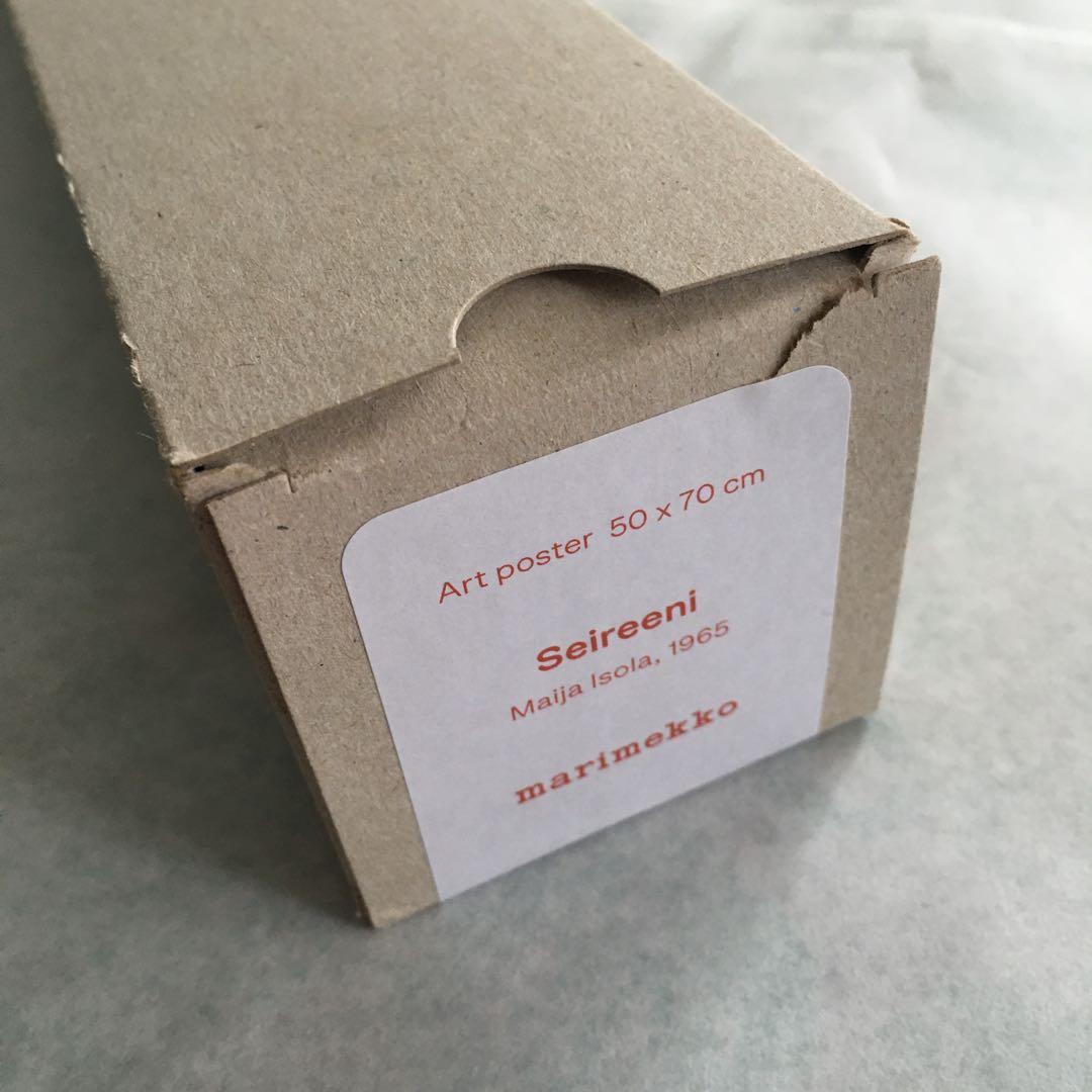 新品未使用　marimekko Seireeni ポスター　マリメッコ