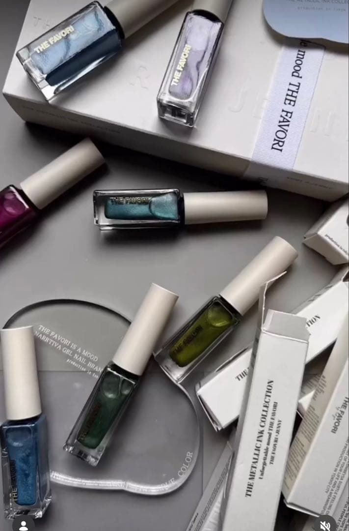 THE FAVORI メタリックインクコレクション 7色セット