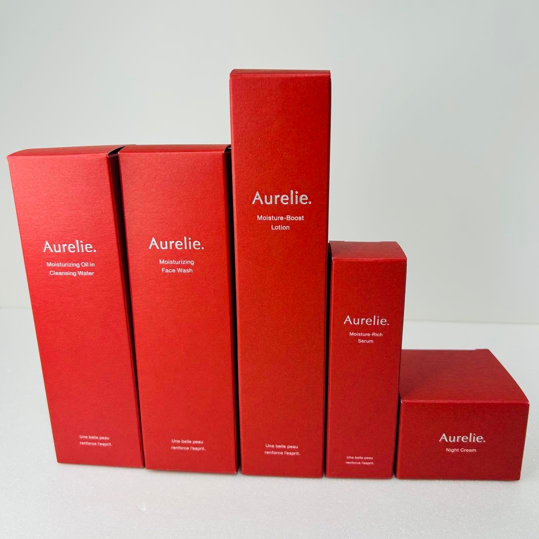 オレリー【5点セット】クレンジング　洗顔　化粧水　セラム　クリーム　MEGUMI