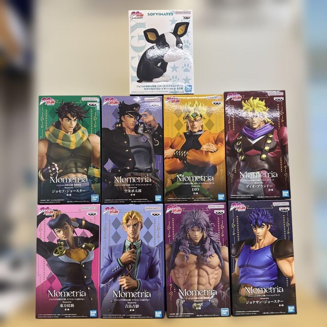 ジョジョの奇妙な冒険 フィギュア 8個　コンプリート　+イギー