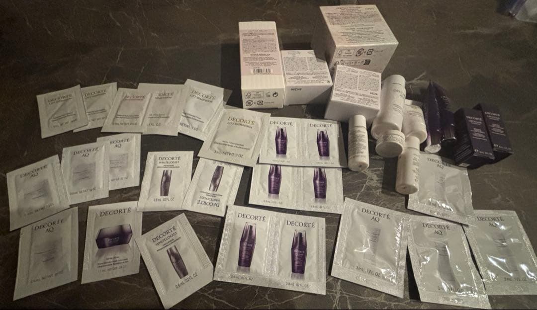 DECORTE スキンケアトライアルセット　ルースパウダー　ハンドクリーム