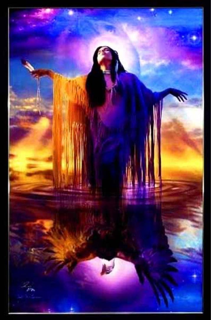 貴重 クリスチャン・リース・ラッセン イーグルスピリット 限定版画スピリチュアル