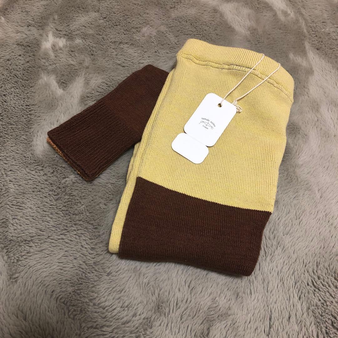 タグ付き新品　タマキニイメ あしんすごいうす クリームイエロー