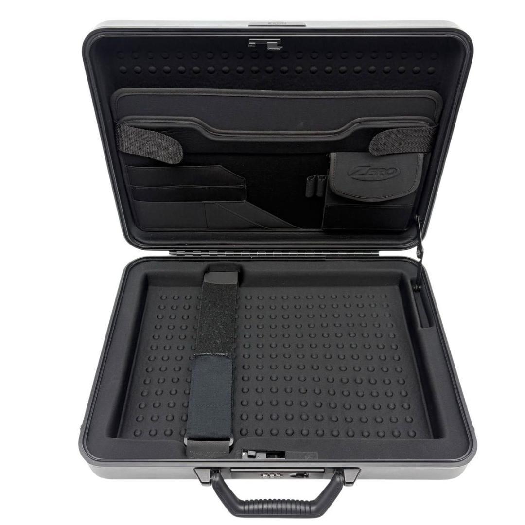 美品 ゼロハリバートン アタッシュケース 2way ビジネス ガンメタ　グレー