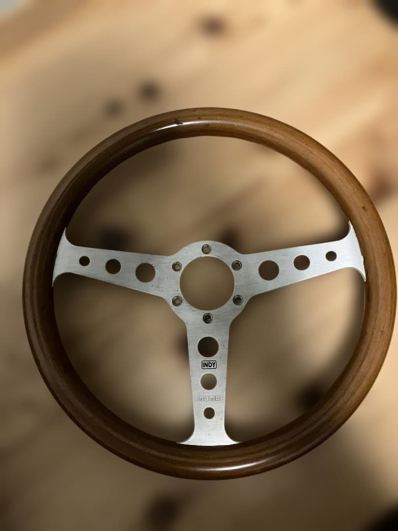 MOMO モモ　インディー　INDY　ウッド　34パイ ステアリング