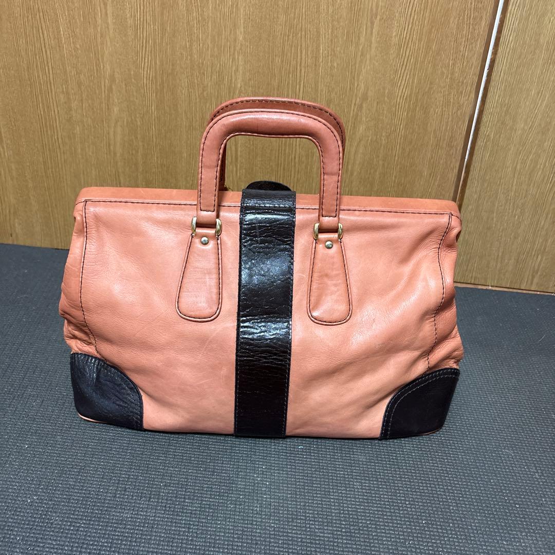 希少【PORTER】初期SOFTISH LINE ボストン茶・黒　⭐︎牛革AL