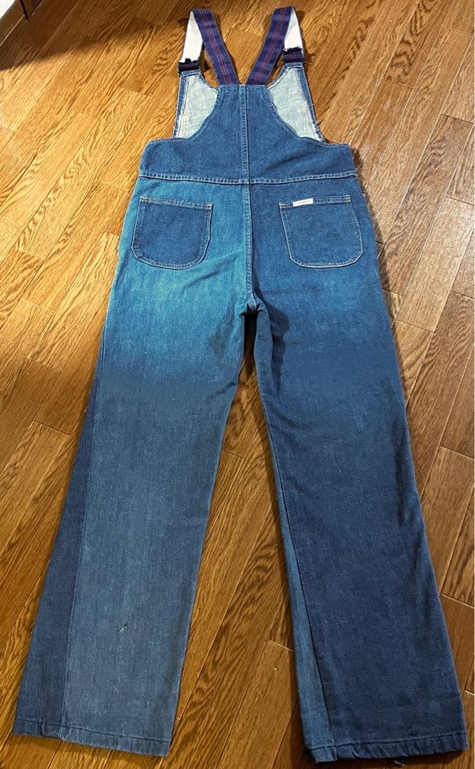 【デッド級】50s カーハート ハートタグ デニムオーバーオール 34インチ