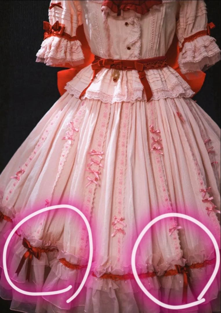 森森仙 レミリア 衣装 Mサイズ セット 東方Project