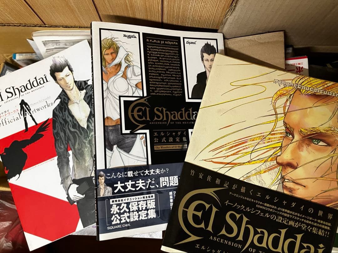 エルシャダイ　アートワーク資料集　3冊と小説一冊