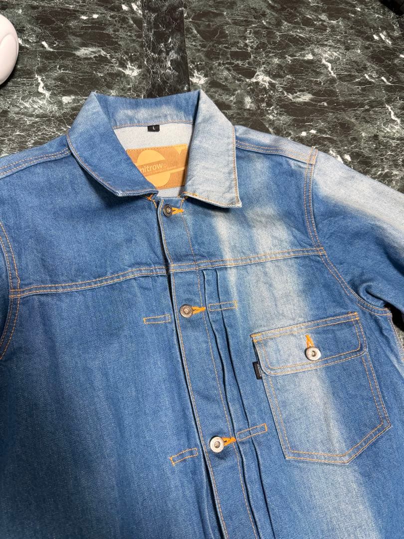 NITROW ナイトロウ デニム ジャケット　ファースト　NITRAID　L