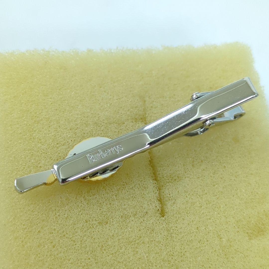 バーバリー 騎士 ネクタイピン & カフリンクス セット シルバー ゴールド