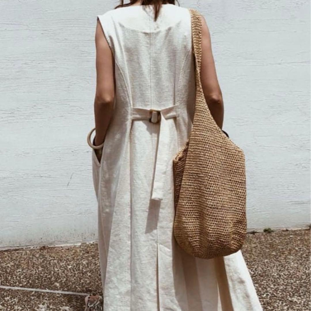 【完売品】ETRE TOKYO エトレ トウキョウ リネンワンピース ロングジレ