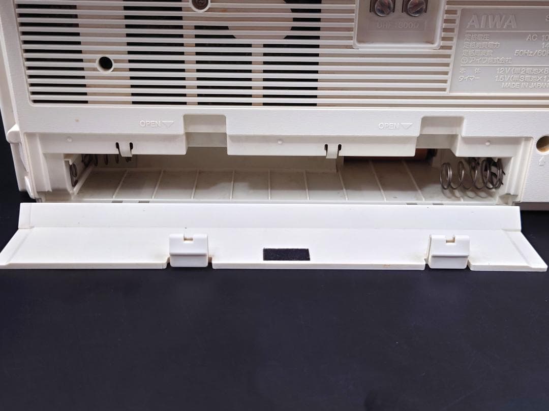 【ジャンク】 外装良好 AIWA ラジカセ CS-W99 昭和レトロ アイワ