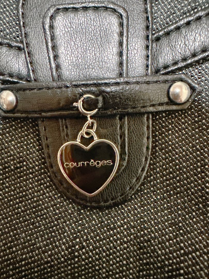 【極美品】希少 クレージュ ジャケット ブルゾン グレー 黒 シルク 38