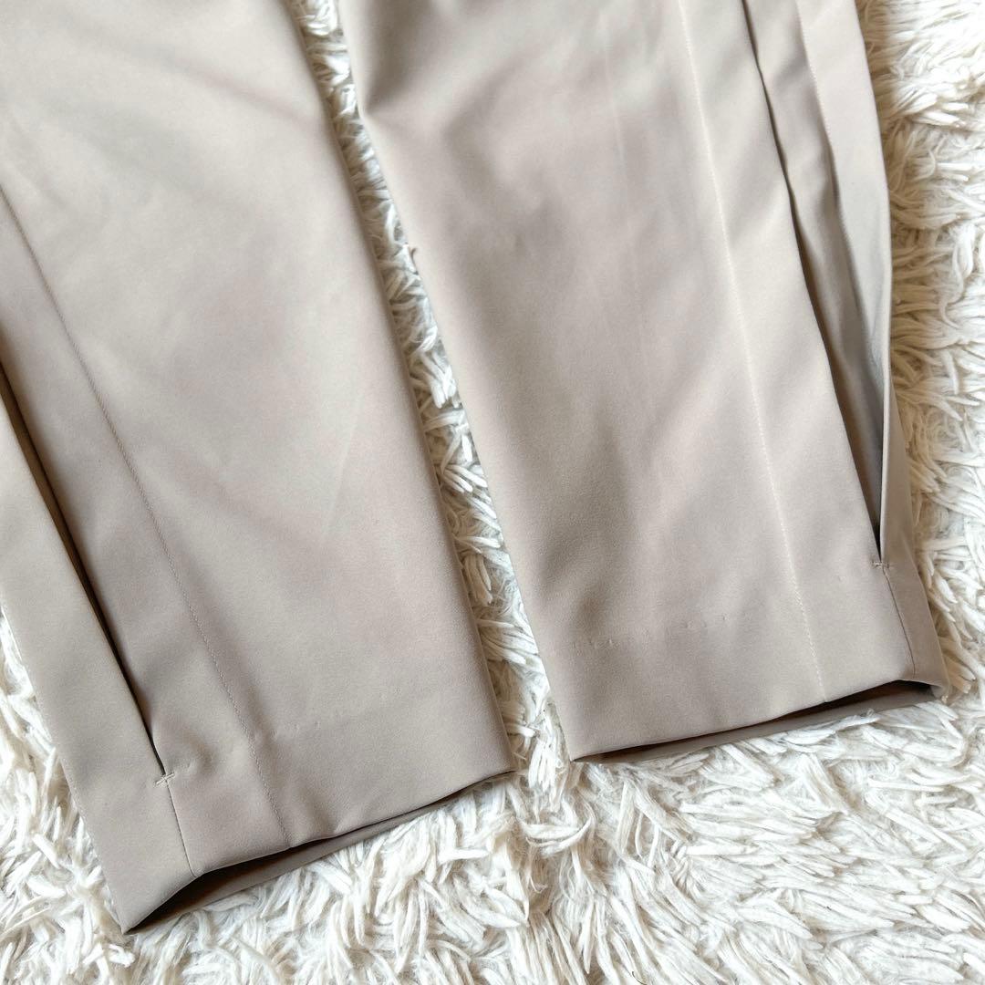 美品　HYKE ハイク　ストレッチイージーテーパードパンツ サイドデザイン