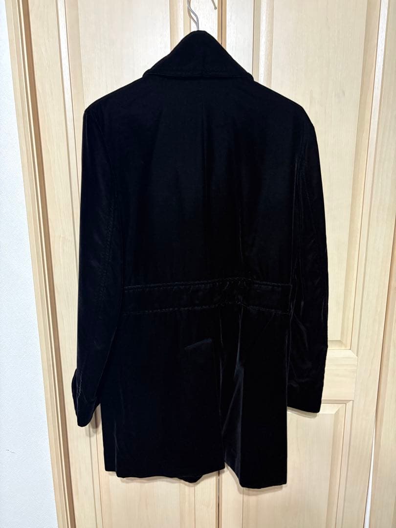 じ*ラ様 BURBERRY BLACK LABEL ベロア　ロングコート