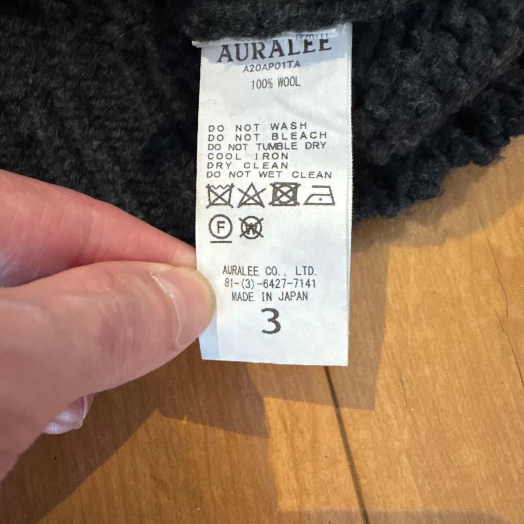 AURALEE オーラリー100%ウール ハイネックセーター サイズ3