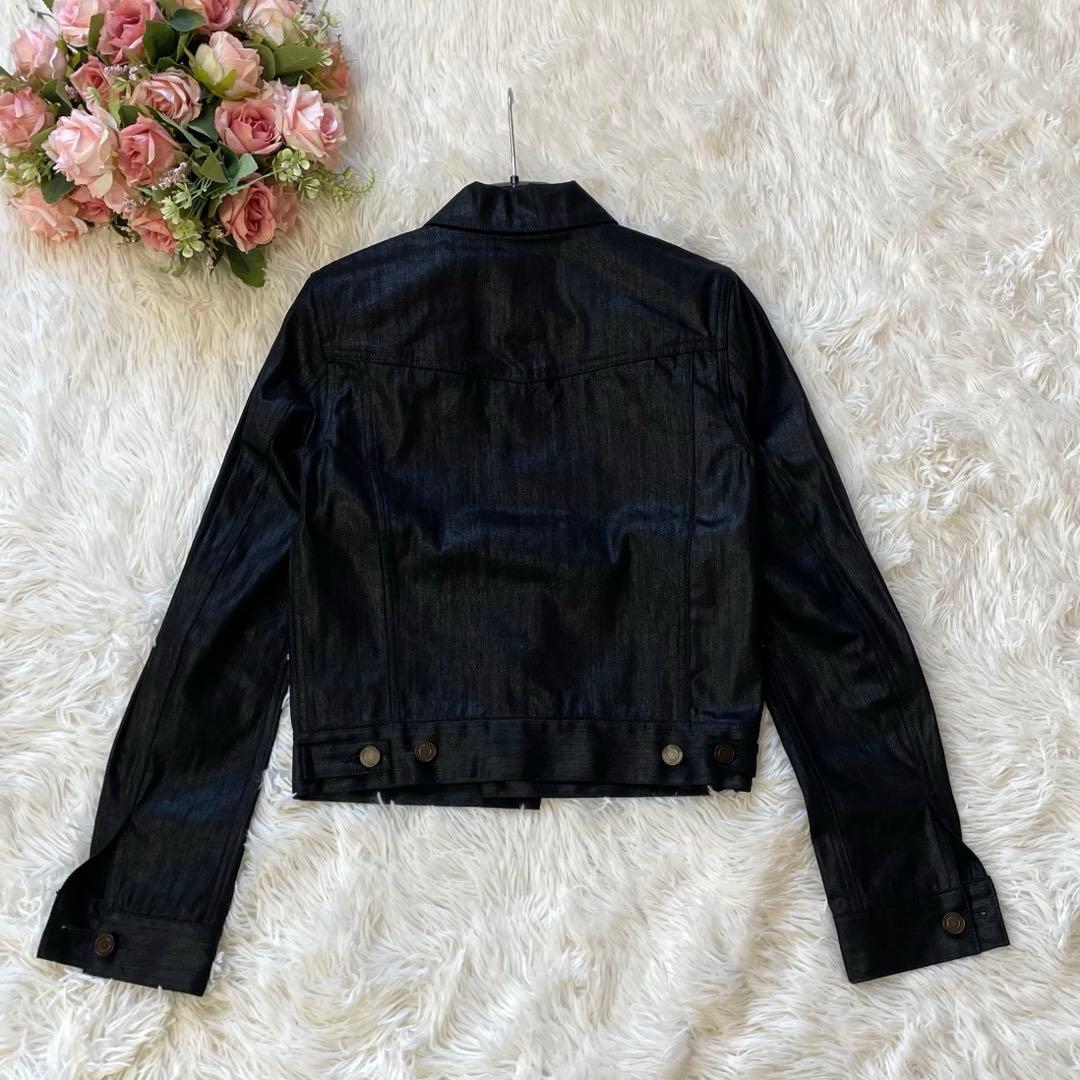 ネイマールSAINT LAURENT YSLコーティング デニムジャケット