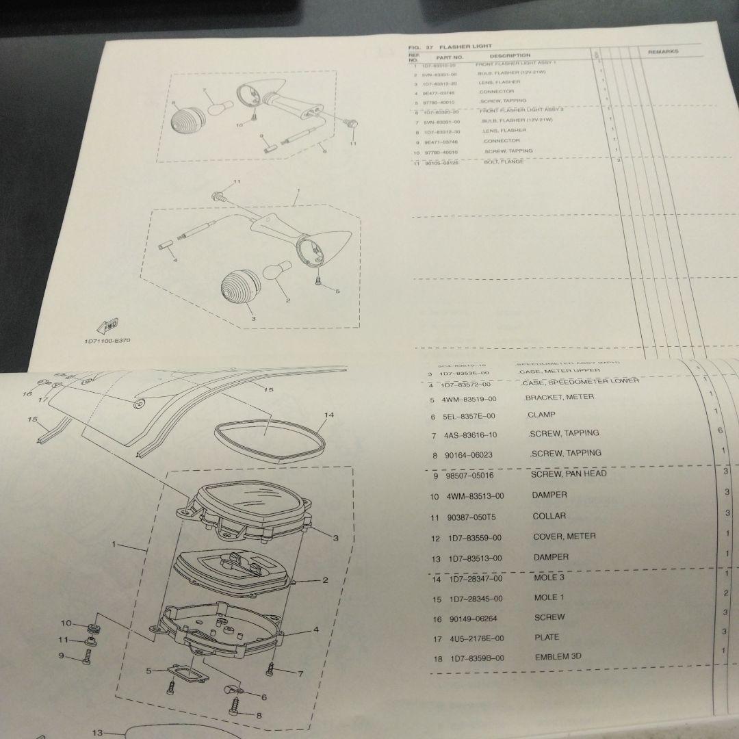 プレストヤマハ XV1900A サービスマニュアル 2006年中古品