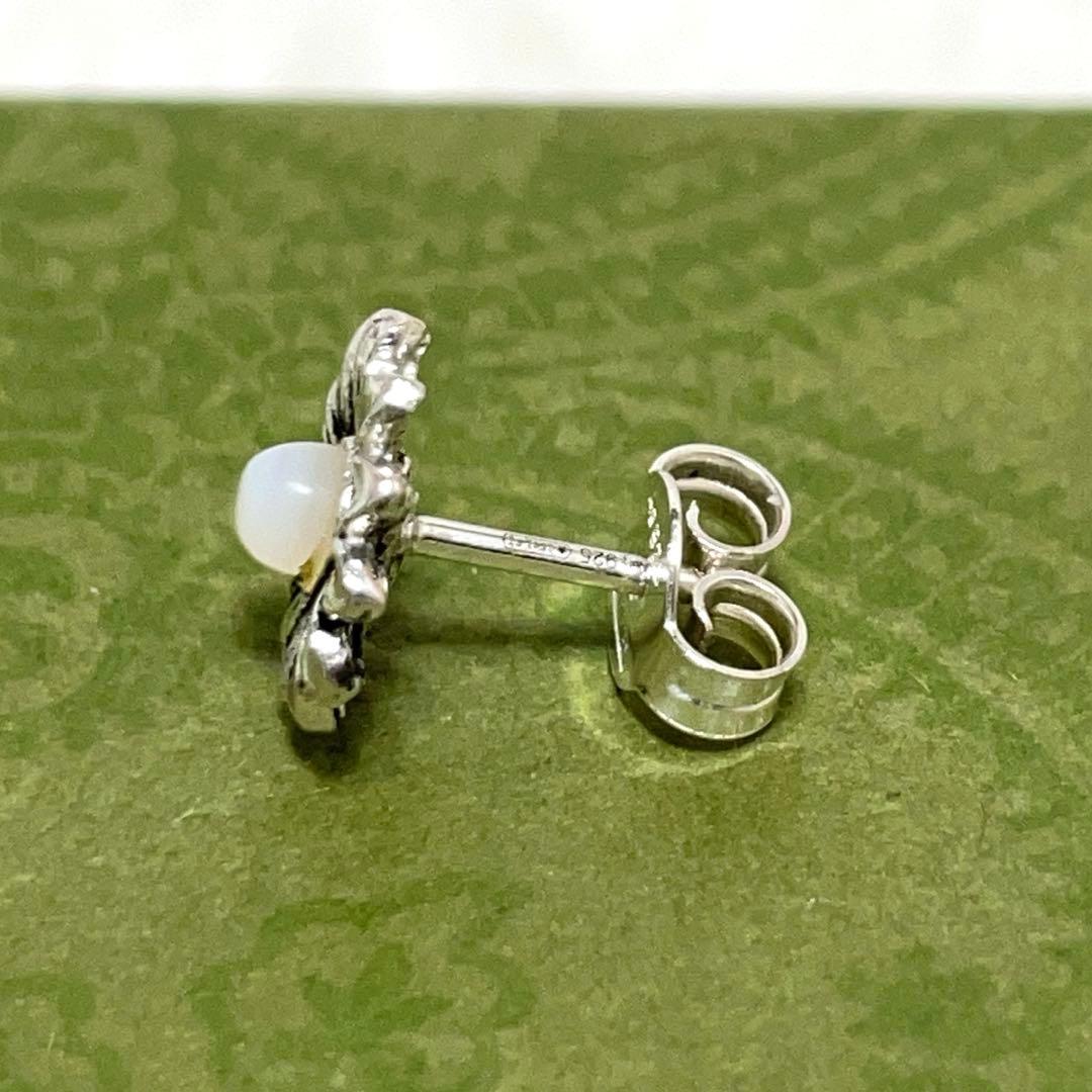 【極美品】グッチ　フラワーモチーフピアス片耳　メンズ/レディース　925