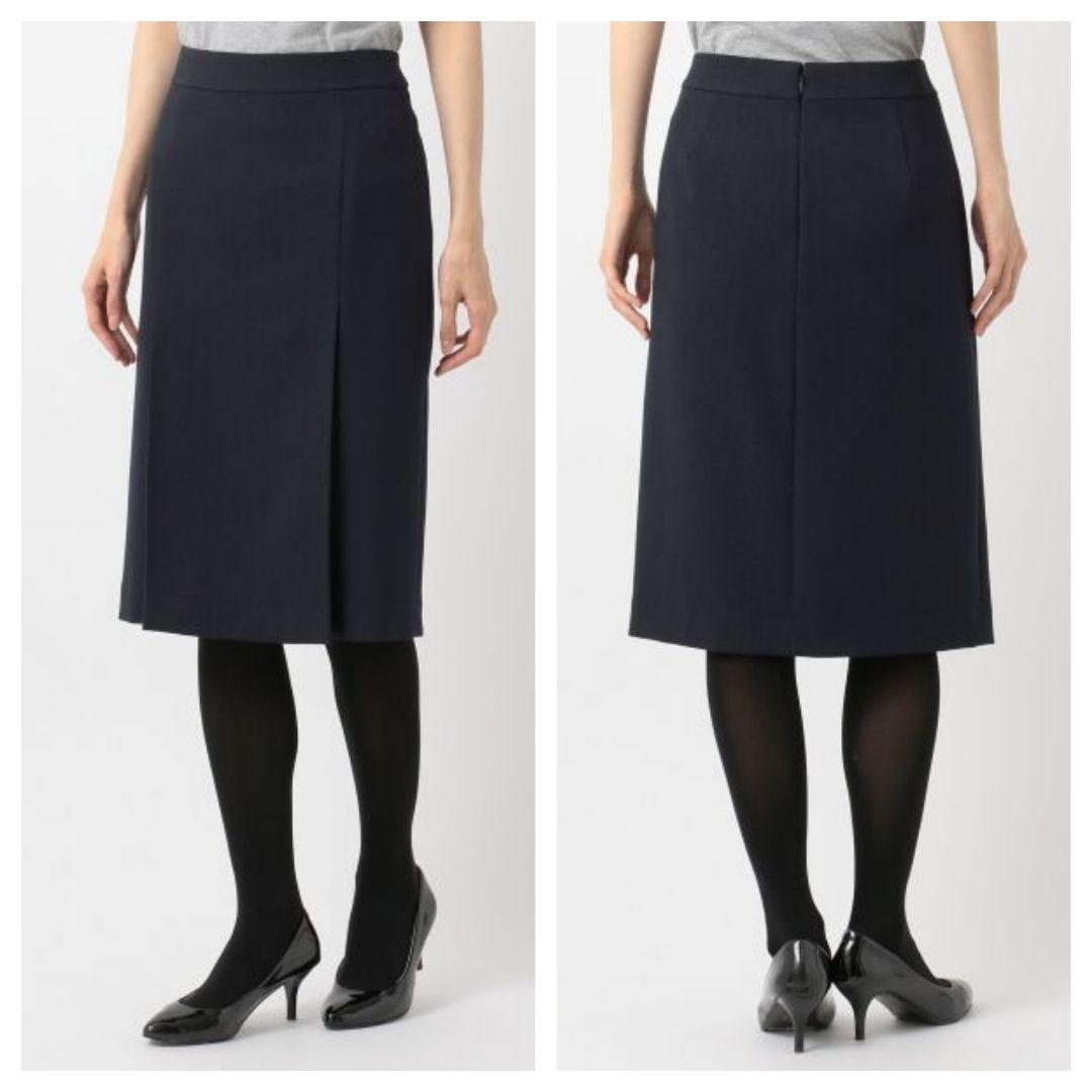 ICB Warm ette ノーカラー ジャケット スカート