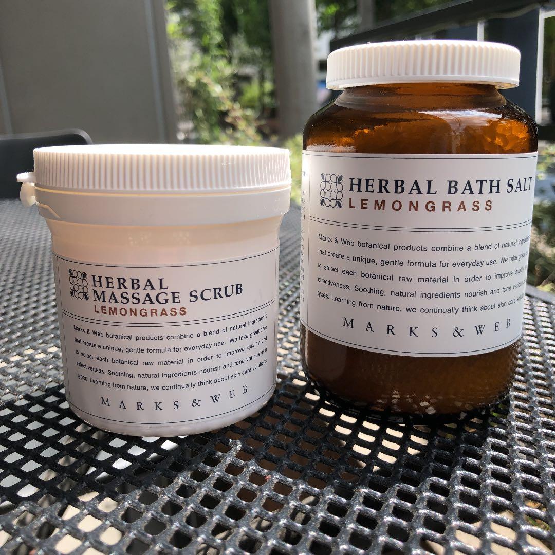 マークスアンドウェブ　バスソルト　ハーバルマッサージスクラブ
