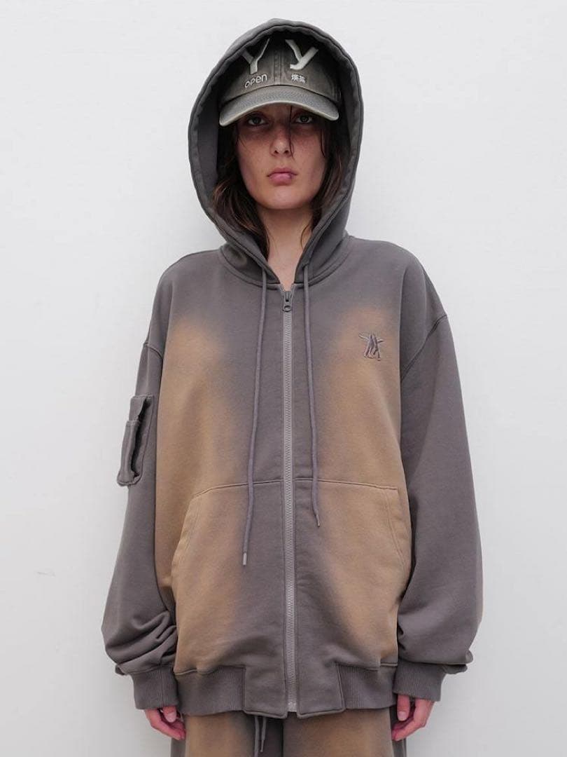 正規品 OPEN YY POCKET WASHED BOX HOODIE